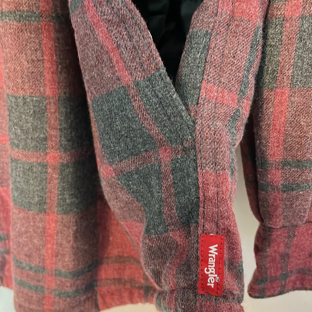 Wrangler Sherpa Lined Flannel Jacket, men’s XL - Picture 4 of 9